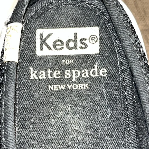 Keds For Kate Spade Double Decker Black Sparkle Slip-On mules women's 10 - Picture 6 of 9